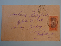 DD15 AOF  DAHOMEY   BELLE  LETTRE  1919 BAMAKO A PORTO NOVO  FRANCE +++AFF.  INTERESSANT+++ - Cartas & Documentos