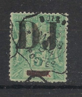COTE DES SOMALIS - 1894 - N°YT. 1 - Type Groupe 5c Vert - Oblitéré / Used - Oblitérés