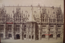 Photo 1880's Rouen Palais De Justice Tirage Albuminé Albumen Print - Orte