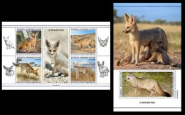 Delcampe - Guinea  2023 Pale Fox. (223) OFFICIAL ISSUE - Hunde