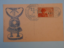 DD15 AOF  COTE D IVOIRE   BELLE  CARTE 1946  ABIDJAN +++AFF.  INTERESSANT+++ - Briefe U. Dokumente