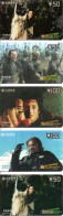 Seigneurs Des Anneaux Lord Of The Rings  Film Movie  5 Cartes Prépayées Chine Card (1176) - Film