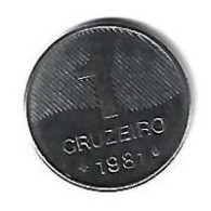 *brazil 1 Cruzerio 1981  Km 590  Unc - Brésil