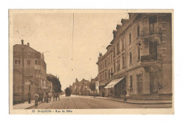 SAINT LOUIS / RUE DE BALE Ecrite En 1927 - Saint Louis