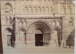 Photo 1880's Bordeaux Eglise Tirage Albuminé Albumen Print Art Religion - Orte
