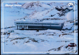 40th INDIAN SCIENTIFIC EXPEDITION TO ANTARCTICA-  BHARATI STATION -WORLD POST CARD DAY CACHET-2023-PC-NMC-19 - Programas De Investigación