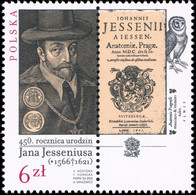 Poland 2016 Fi 4695 Mi 4845 450th Anniversary Of The Birth Of John Jessenius (1566-1621) - Unused Stamps