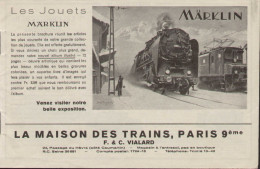 Catalogue MÄRKLIN 1934 Trains électriques 0 00- Automobiles - Canons - Elex - Französisch