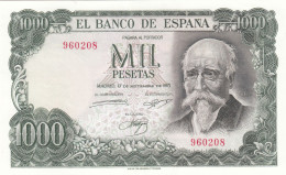 CRBS0877 BILLETE ESPAÑA 1000 PESETAS 1971 SIN SERIE SIN CIRCULAR - 1000 Pesetas