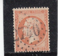 France - Année 1862 - N°YT 23 - Obligations Losange GC - 40c Orange - 1862 Napoleone III