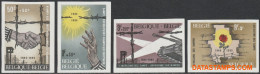 België 1965 - Mi:1386/1389, Yv:1329/1332, OBP:1329/1332, Stamp - □ - Liberation From The Camps - 1961-1980