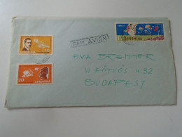 D199187  Romania  Airmail  Cover  1963 Bucuresti -sent To  Budapest  Hungary - Brenner -  Content -stamp Parachute Avion - Brieven En Documenten