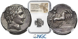 NGC-AU Gargilius, Ogulnius, And Vergilius. 86 BC. AR Denarius Rome Mint. - Republic (280 BC To 27 BC)