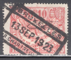 Belgium 1920 Single Stamp Issued For Railway Parcel Post In Fine Used. - Afgestempeld