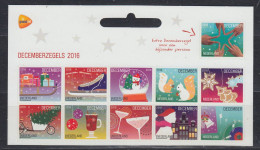 Nederland 2016 Decemberzegels 10w (+1) Zelfklevend ** Mnh (59096) - Ongebruikt