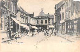 BELGIQUE. CINEY.  LE STAMBÔ. COMMERCE " AU GRAND BAZAR DE SAINT-NICOLAS ". BELLE ANIMATION. ENFANTS. - Ciney