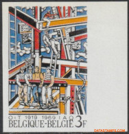 België 1969 - Mi:1550, Yv:1497, OBP:1497, Stamp - □ - International Labor Organization - 1961-1980