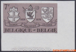 België 1970 - Mi:1620, Yv:1566, OBP:1566, Stamp - □ - Attachment Of The Cantons - 1961-1980