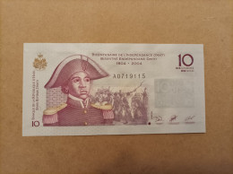 Billete De HAITI De 10 GOURDES, Año 2004, Serie A, UNC - Haiti