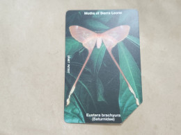 SIERRA LEONE-(SL-SLT-0013)-Eustera Brachyura-(11)-(200units)-urmet Card-USED Card+1card Prepiad Free - Sierra Leona