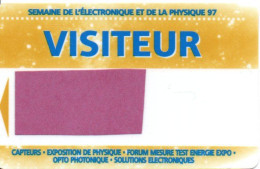 Carte Salon- Paris 1997 - Carling Systems Card Magnétique Karten (salon 356) - Tarjetas De Salones Y Demostraciones