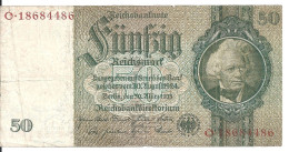 ALLEMAGNE 50 REICHSMARK 1933 VF P 182 - 50 Mark