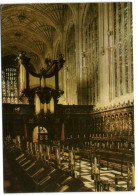 Cambridge - King's College Chapel - Screen Stalls And Organ From The East - Cambridge