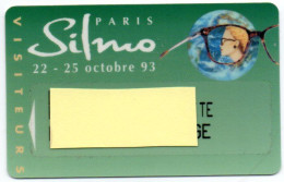 Carte Salon- Paris Silmo Optique Card Magnétique Karten (salon 348) - Beurskaarten