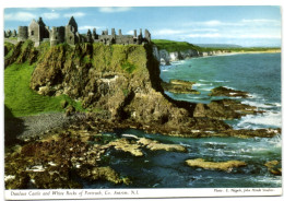 Dunluce Castle And White Rocks Of Prtrush - Co. Antrim N.I. - Antrim