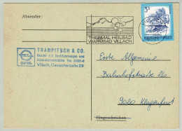 Oesterreich / Austria 1983, Postkarte Villach - Klagenfurt, Thermal Heilbad Warmbad - Thermalisme