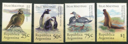 Argentine ** N° 1849 à 1852 - Faune Des îles Malouines - Nuevos