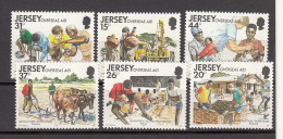 Jersey 1991 Overseas Aid Set 6 - Unmounted Mint NHM - Jersey