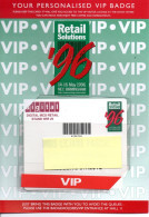 CARTE SALON  VIP  BADGE - DIGITAL 96 Card Karten - Cartes De Salon Et Démonstration