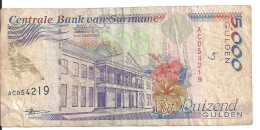 SURINAME 5000 GULDEN 1997 VF P 143 A - Surinam