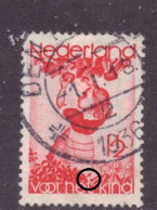 Nederland / Niederlande / Pays Bas / Netherlands 279 P Plaatfout Plate Error Used (1935) - Abarten Und Kuriositäten