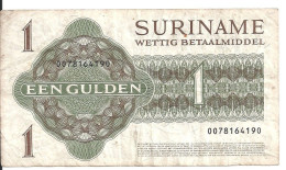 SURINAME 1 GULDEN 1986 VF P 116 I - Surinam