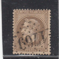 France - Année 1863/70 - N°YT 30 - Type Empire Lauré - Oblitération GC - 1863-1870 Napoleone III Con Gli Allori