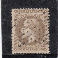 France - Année 1863/70 - N°YT 30 - Type Empire Lauré - Oblitération Etoile Muette - 1863-1870 Napoléon III Lauré