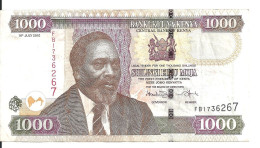 KENYA 1000 SHILLINGS 2010 VF P 51 E - Kenia