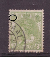 Nederland / Niederlande / Pays Bas NVPH 57 PM Plaatfout Plate Error Used (1899) - Variétés Et Curiosités