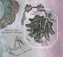 (4572) EUROMED 2021 HANDICRAFT JEWELRY SHEET MNH** - Nuevos