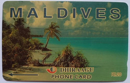 Maldives Rf.20, 50 MLDA " Coconut Palms" - Maldiven