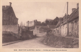 Montfort-le-Rotrou.  Entrée Par La Route Pont-de-Gennes - Montfort Le Gesnois