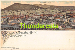 CPA LITHO GRUSS NEUSTADT HOLSTEIN - Neustadt (Holstein)