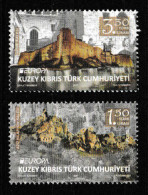 TRNC (Mi-841/42) NORTHERN CYPRUS 2017 EUROPA CEPT CASTLES STAMPS SET MNH** - 2017