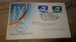POLSKA, FDC 1956, Cyclisme, Cover To CONGO ......... Boite-1 .......... 581 - Cartas & Documentos