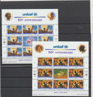 BOG25 VEREINTE NATIONEN UNO GENF 1996 MICHL 301/02  ZUSAMMENDRUCKBOGEN ** Postfrisch - Unused Stamps