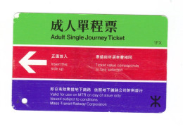 Biglietto Ferroviario - Railway - Adult Single Journey Ticket - Europa