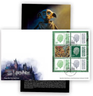 Great Britain GB UK 2023 Harry Potter, Movie,Film,Book, School, Dobby, FDC MS (**) - Unclassified