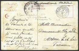 F08 - Egypt Alexandria - Postcard 1915 To France - Corr D'armees Alexandrie - Colonne De Pompée - Cartas & Documentos